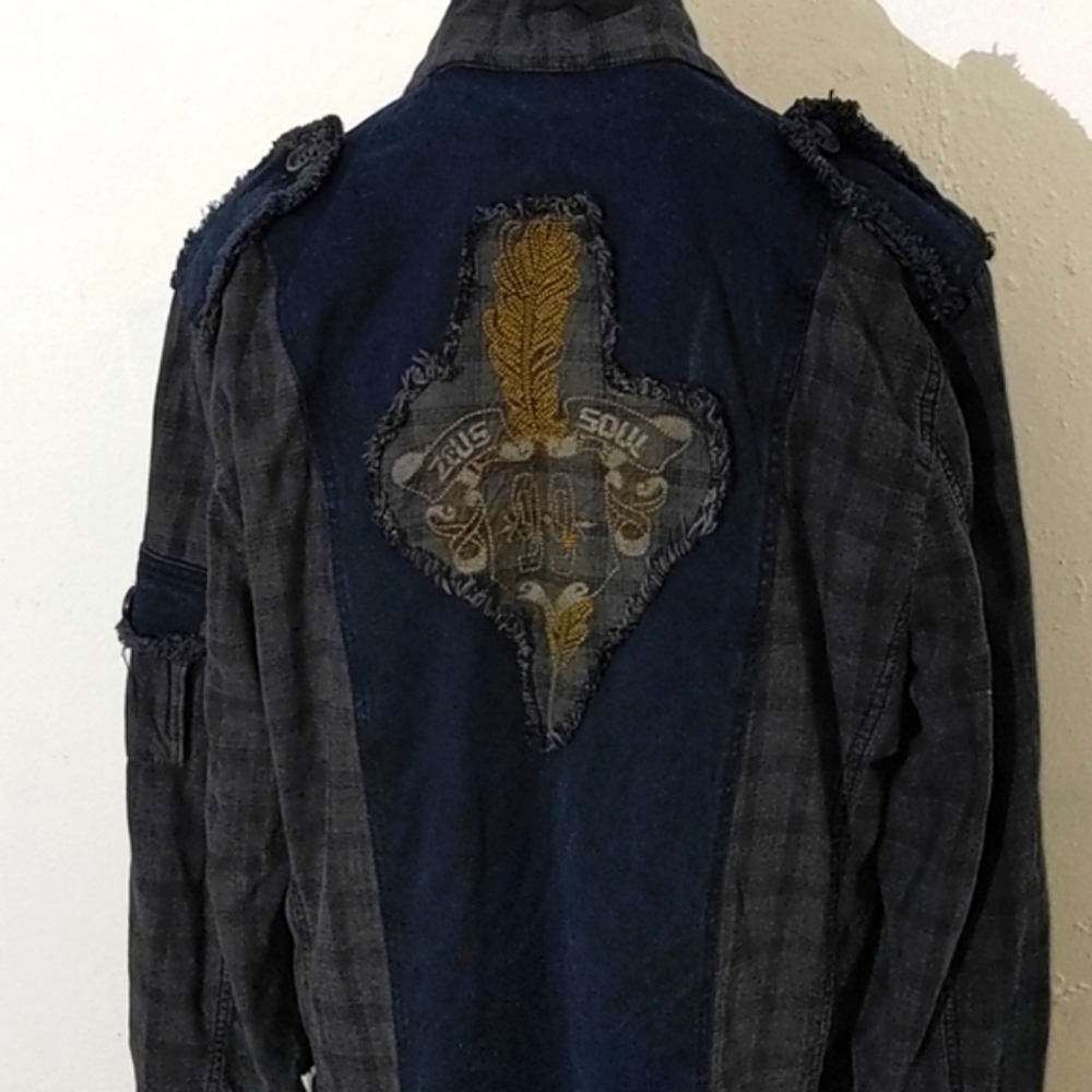 Zeus Vintage Distressed Cargo Jacket - Picture 5 of 7